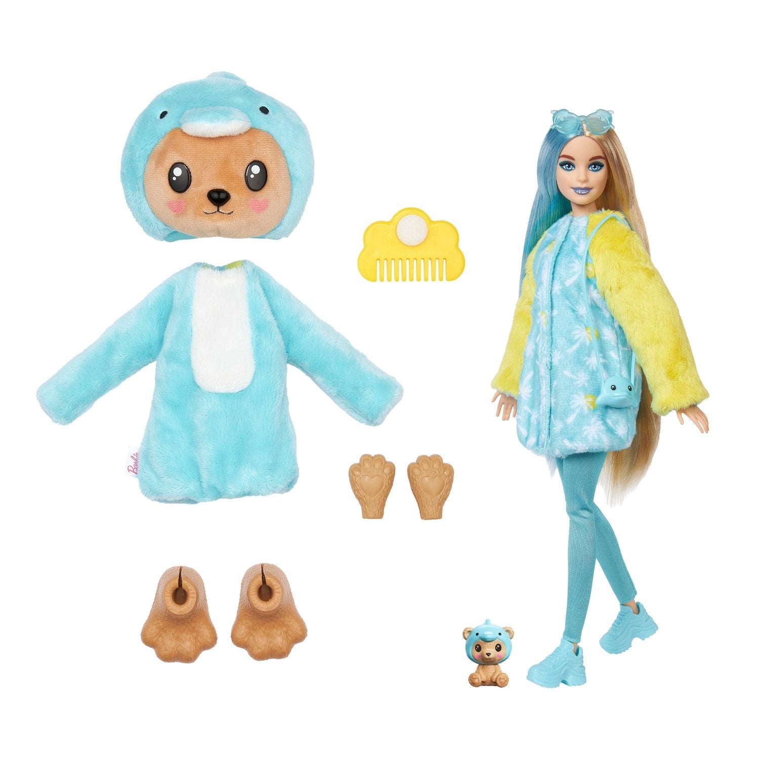 Barbie Cutie Reveal Costume Cuties -Dukke Blå