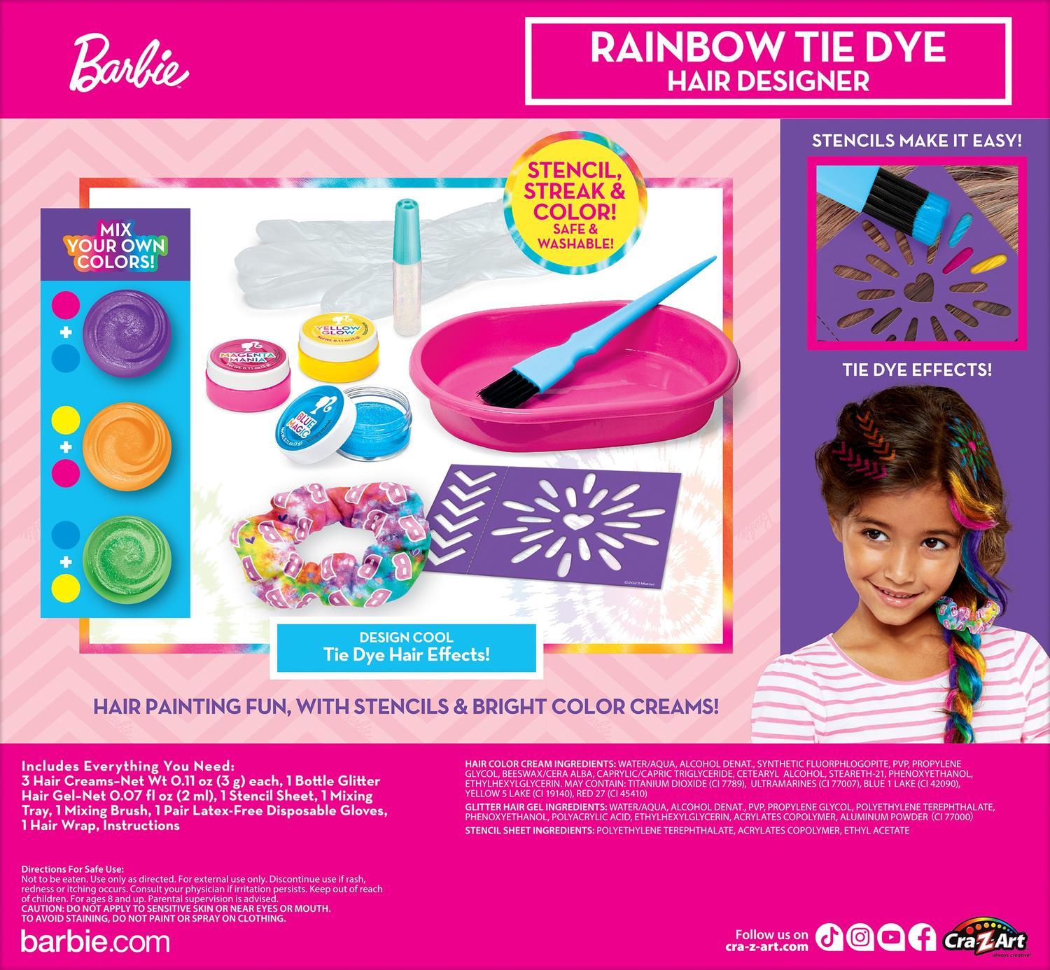 Barbie Hair Designer Sæt Rainbow Tie-Dye