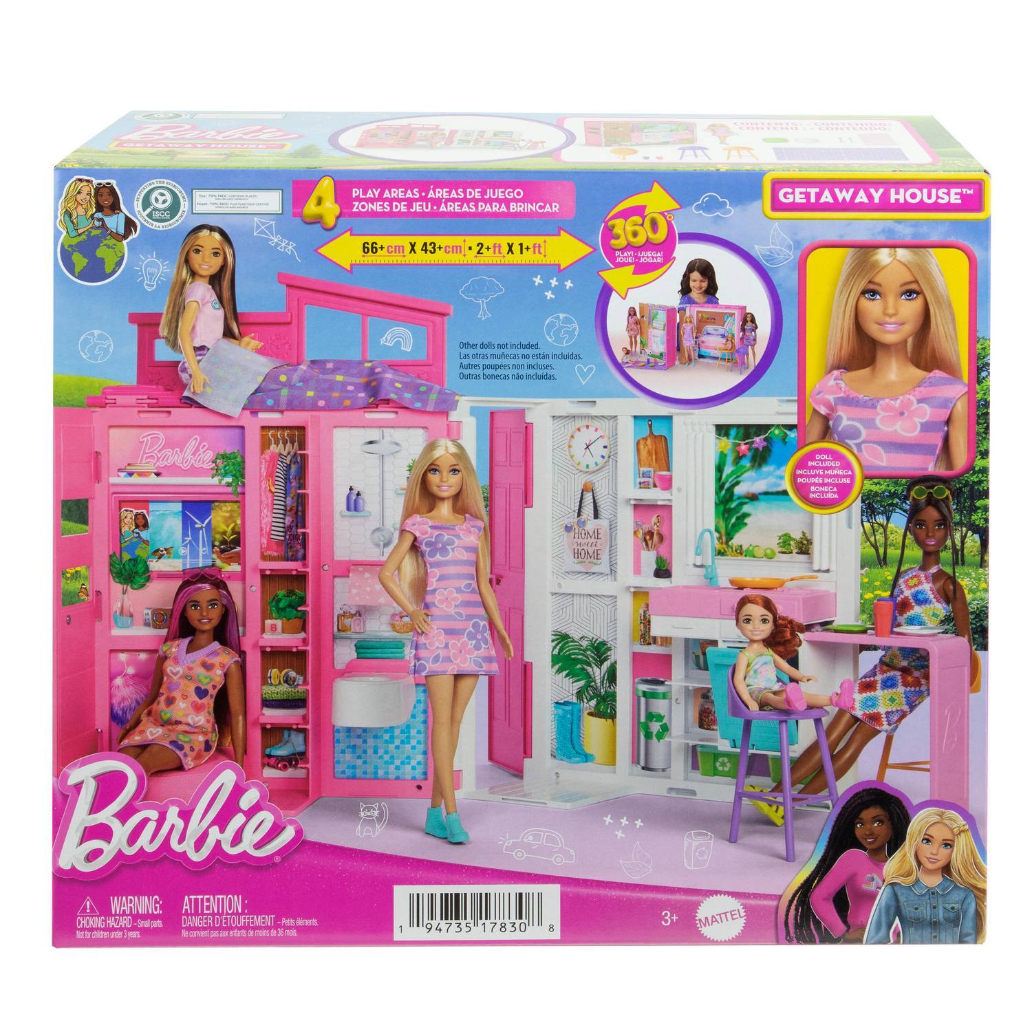 Barbie hus og dukke