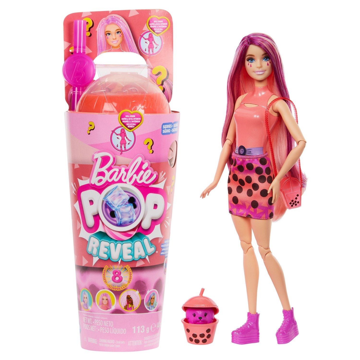 Barbie Pop Reveal Boba Mango Mochi