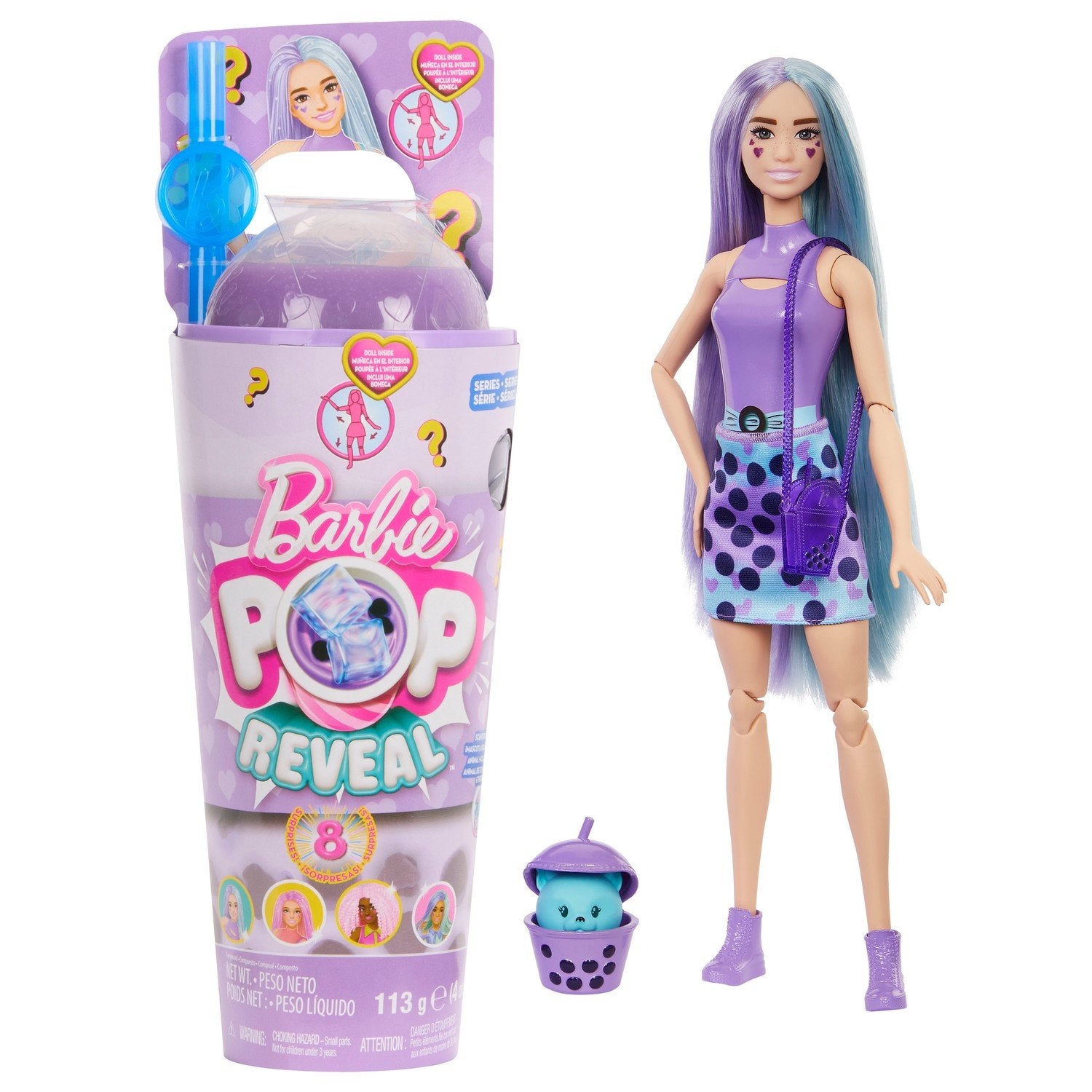 Barbie Pop Reveal Boba Taro Milk