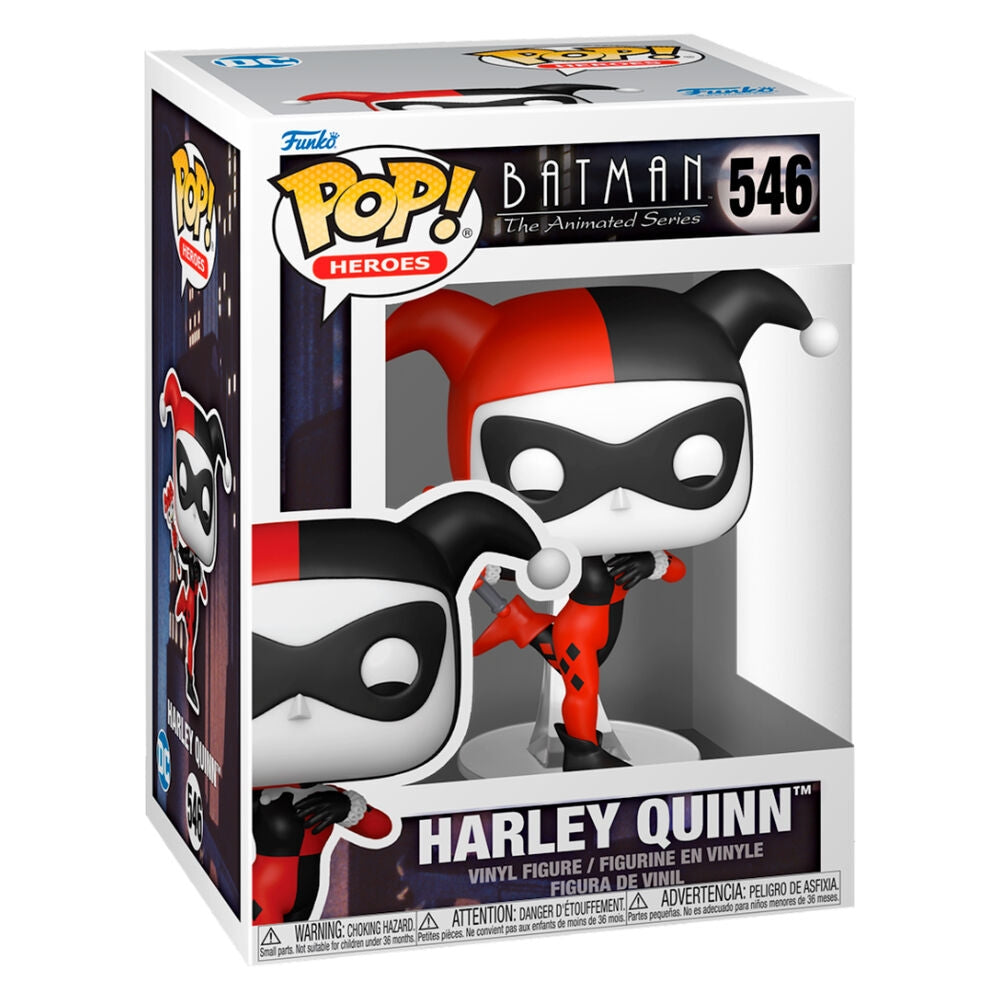 Batman Animated Series Harley Quinn POP-figur, 4-tums samlarobjekt
