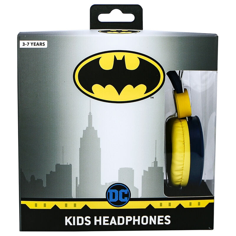 Batman logotyp hörlurar, trådbundna, lätt design