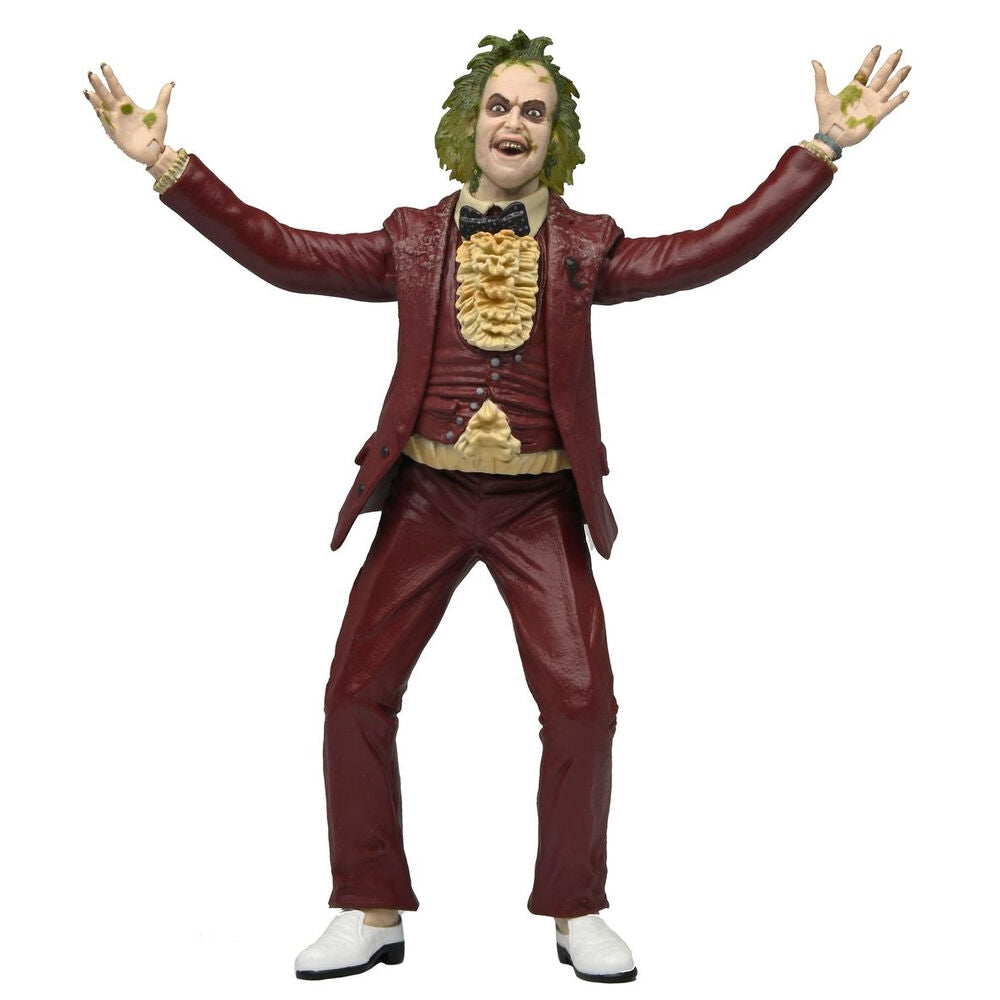 Beetlejuice 18 cm Röd Smokingfigur – Samlarfilmsmemorabilia