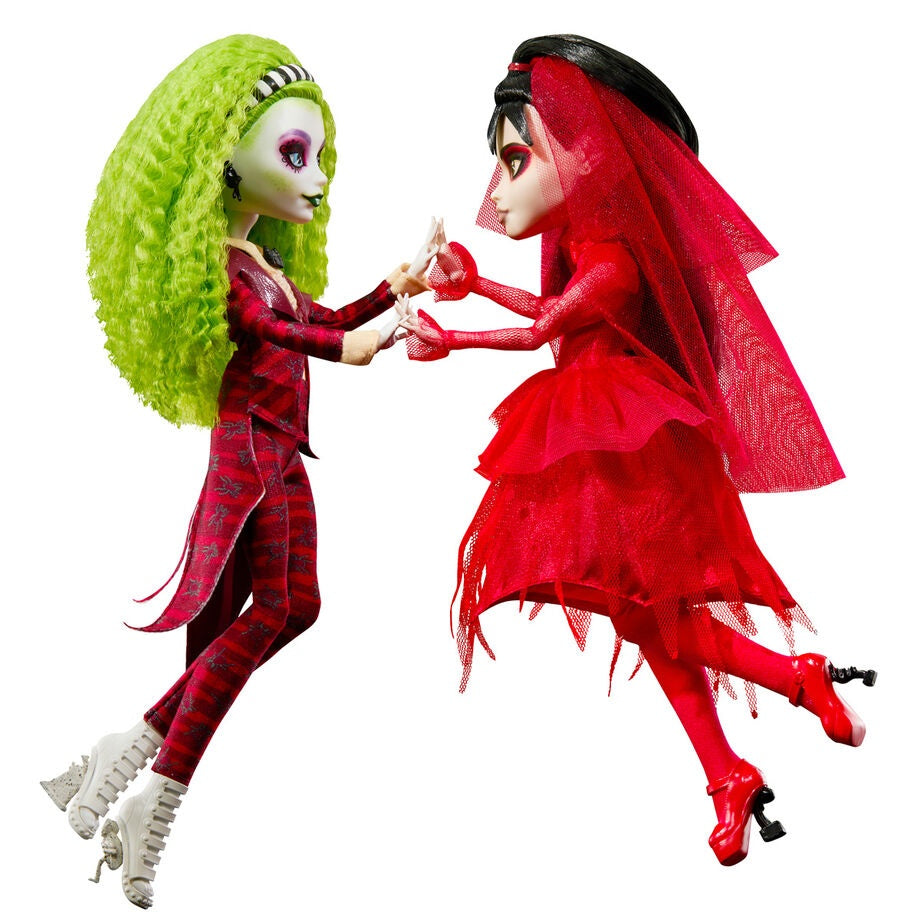 Beetlejuice Doll Set, 2 Samlarfigurer, Skullector Edition