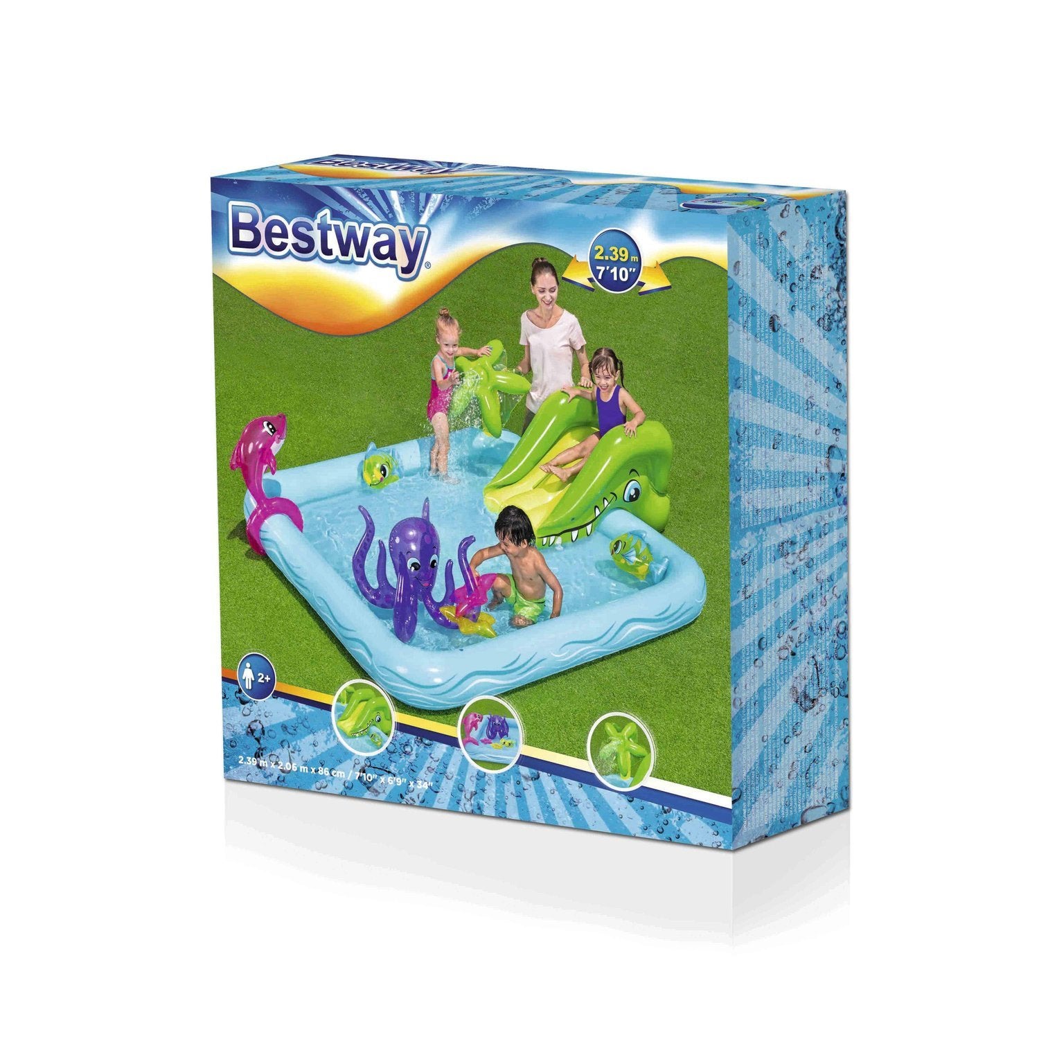 Bestway Akvarium Pool 239 X 206 X 86 Cm