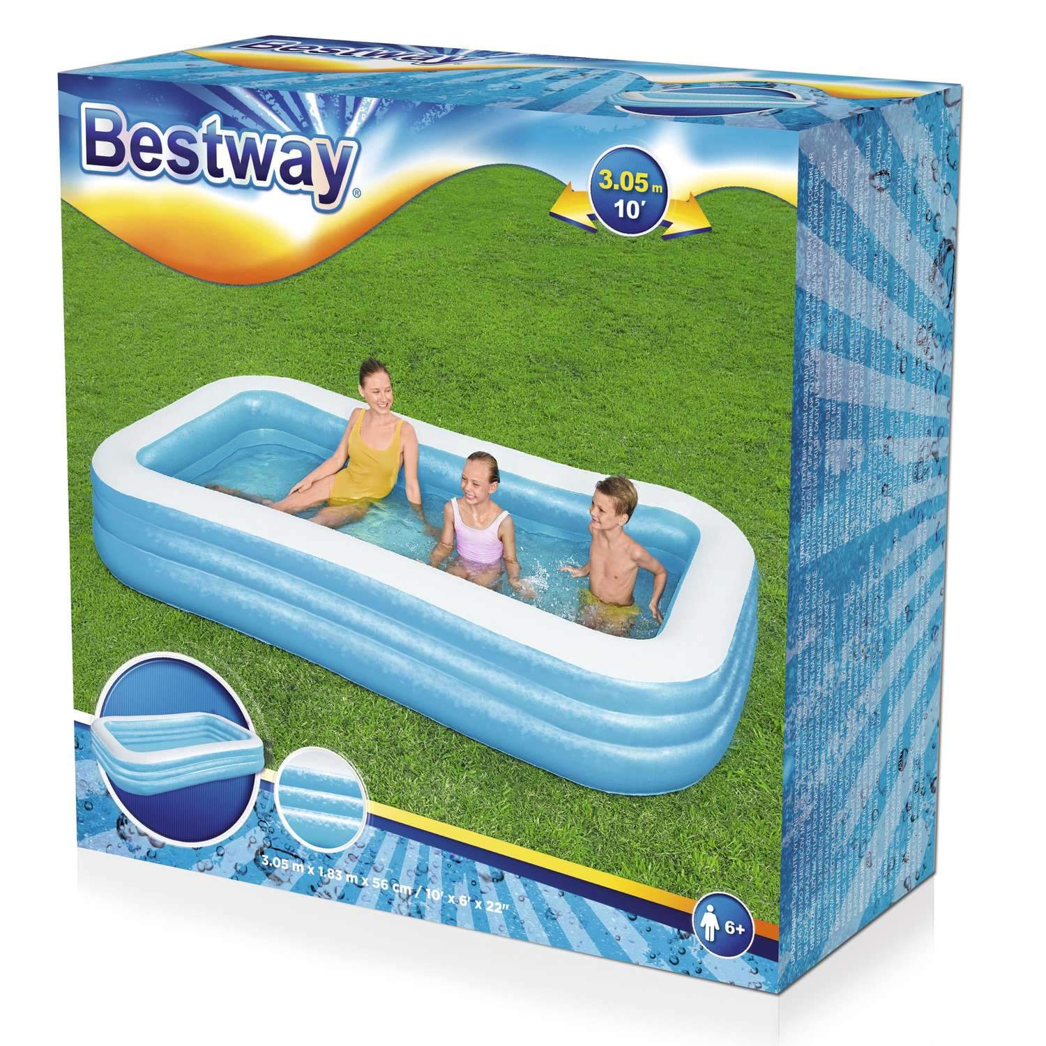 Bestway Deluxe Square Pool 05X183