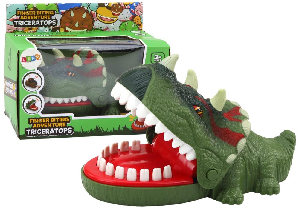 Biting Triceratops Game: Lights, Sounds, Family Fun!