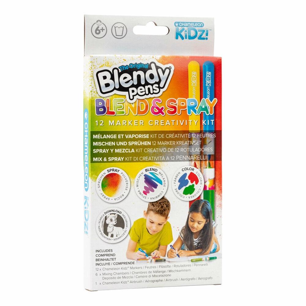 Blendy Pens Stationery Set Markers Blend And Spray, 12 stk