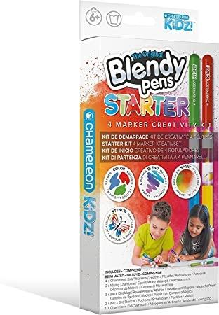 Blendy Pens Skrivesaker Sett Markers Starter 4