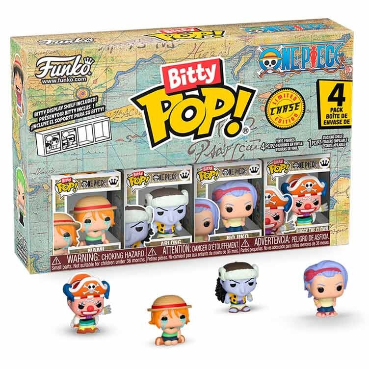 Blister 4 figurer Bitty POP One Piece Nami Collectible Set