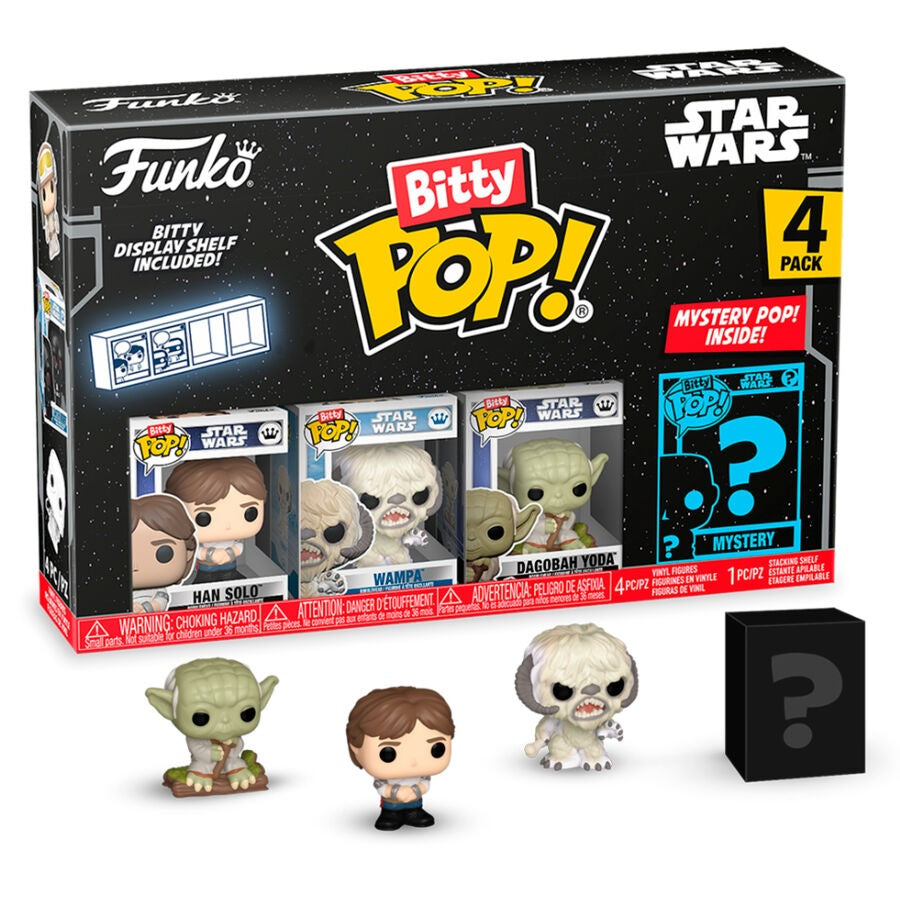 Blister 4-pack Bitty POP Star Wars Han Solo Collectibles