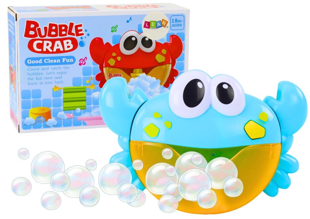 Blue Crab Bath Toy: Rolig såpbubblagenerator för småbarn