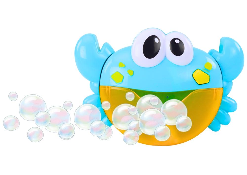 Blue Crab Bath Toy: Rolig såpbubblagenerator för småbarn