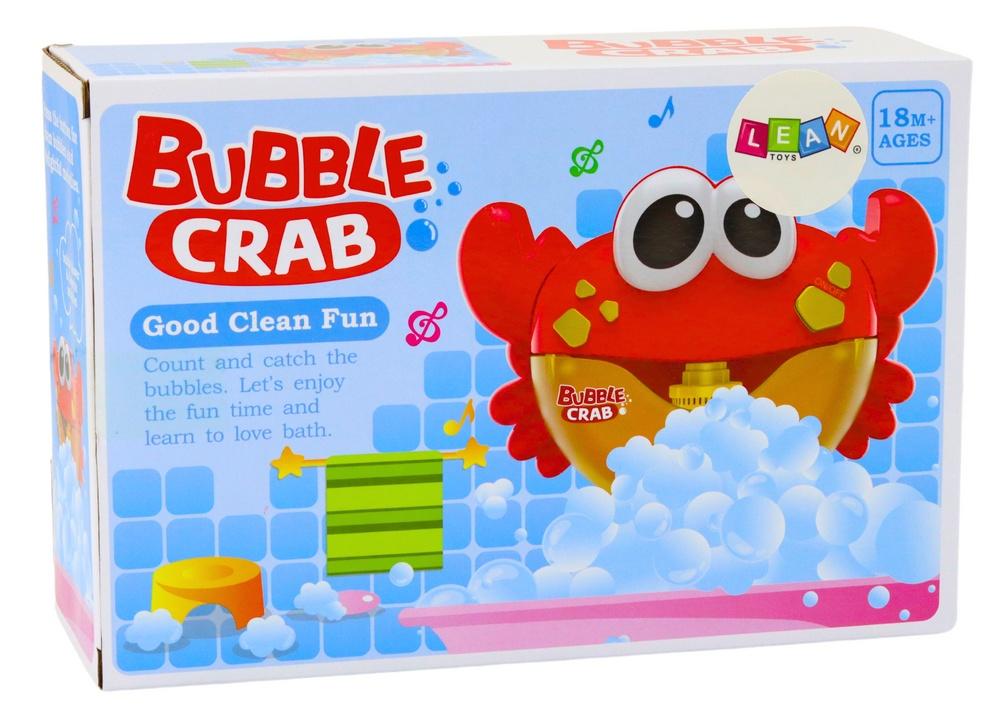 Blue Crab Bath Toy: Rolig såpbubblagenerator för småbarn