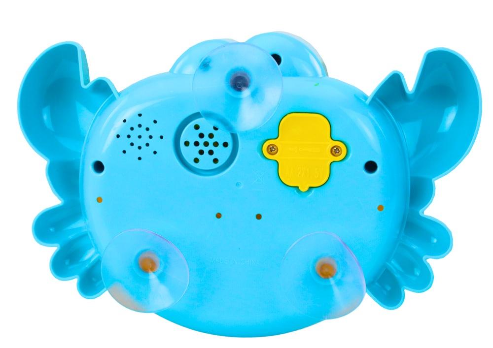 Blue Crab Bath Toy: Rolig såpbubblagenerator för småbarn