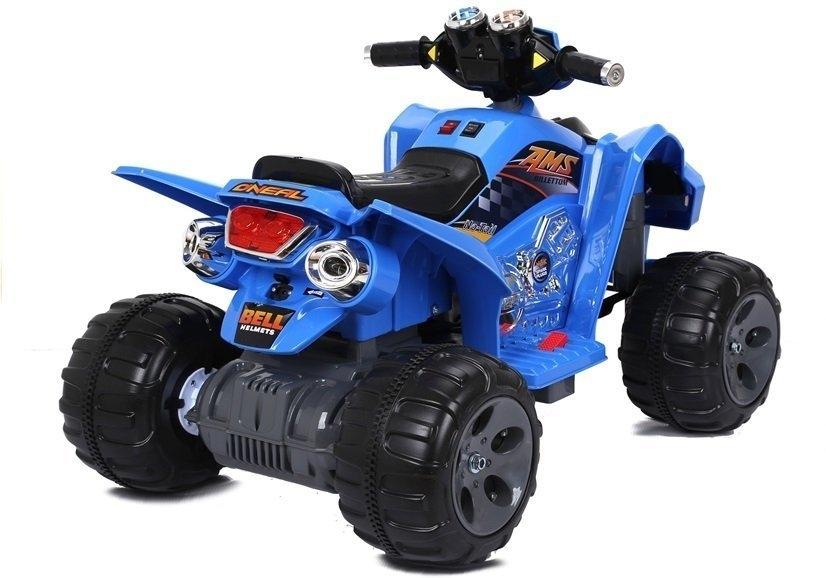 Blue Electric Quad: 12V batteri, dubbla motorer, fjärrkontroll