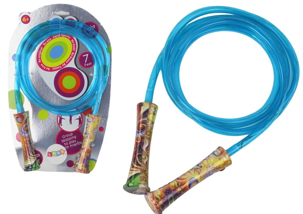 Blue Glowing Jump Rope: Fun & Fitness for Kids, 2,1M