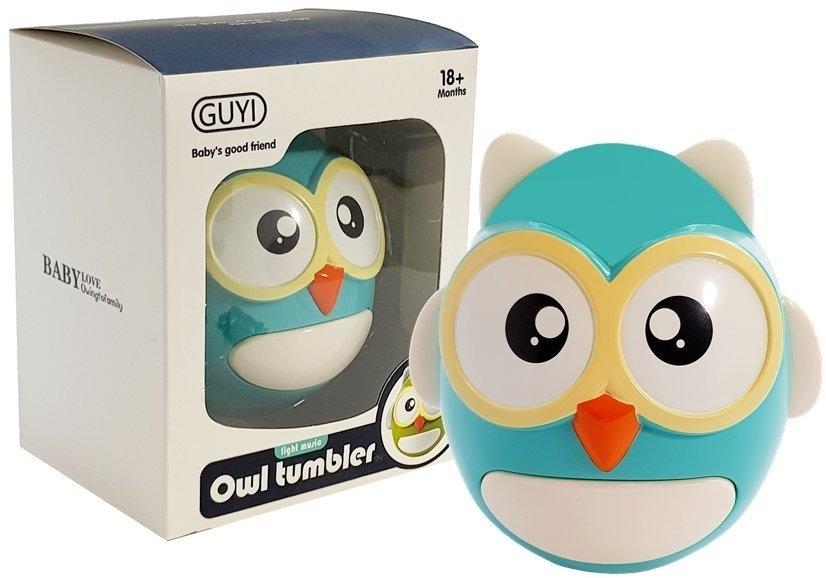 Blue Owl Baby Rattle & Teether: Lugnande och rolig leksak