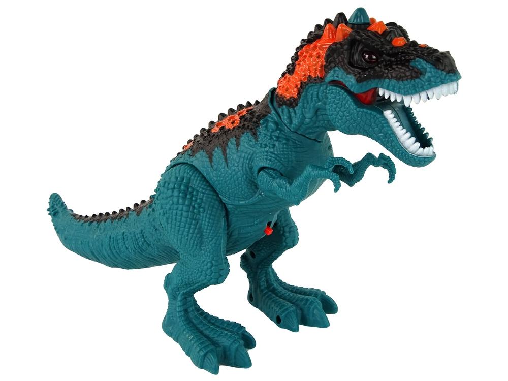 Blue RC Dinosaur - Ljus, Ljud, Fire Breath