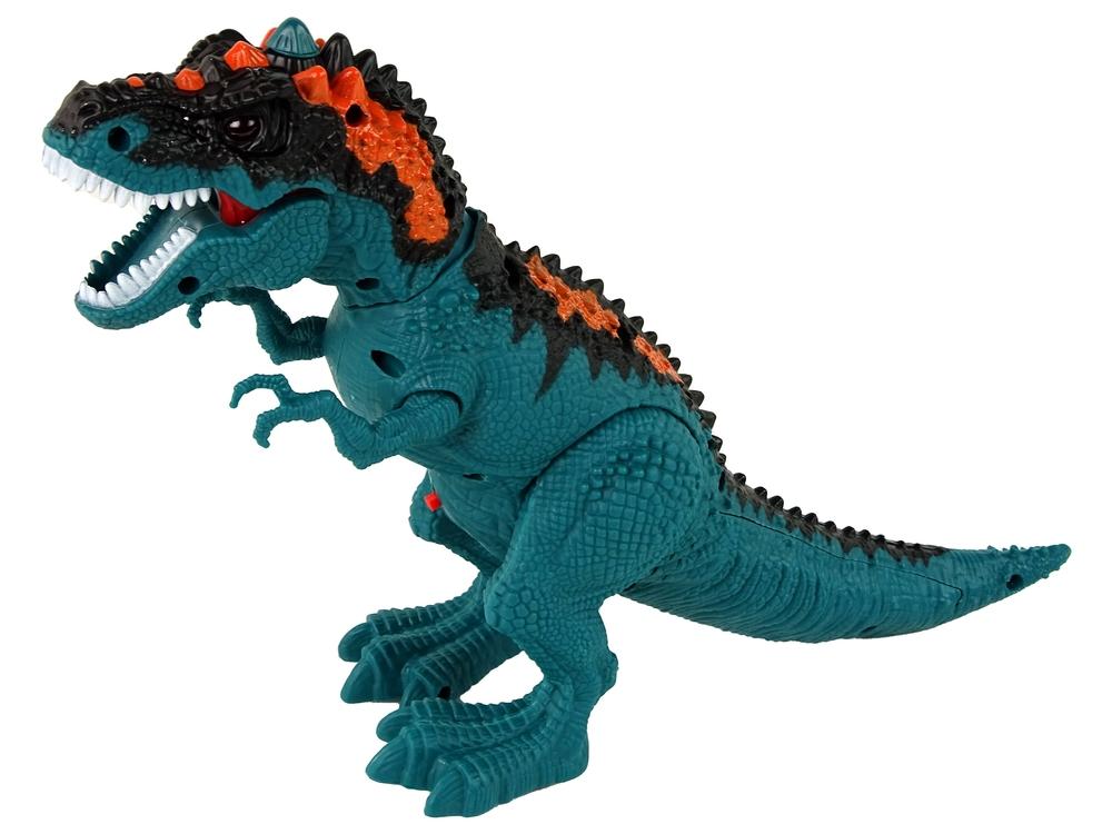 Blue RC Dinosaur - Ljus, Ljud, Fire Breath