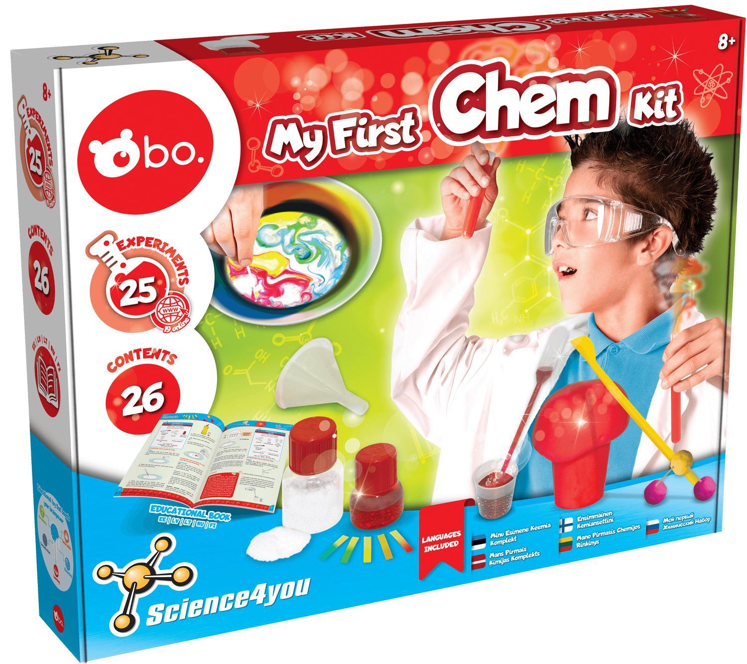 Opphold. Pedagogisk sett "My First Chemistry Kit"