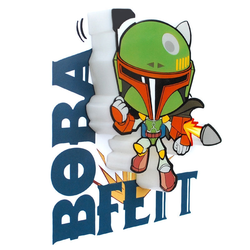 Boba Fett 3D Light FX minilampa för Star Wars-fans