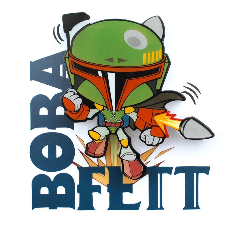 Boba Fett 3D Light FX minilampa för Star Wars-fans