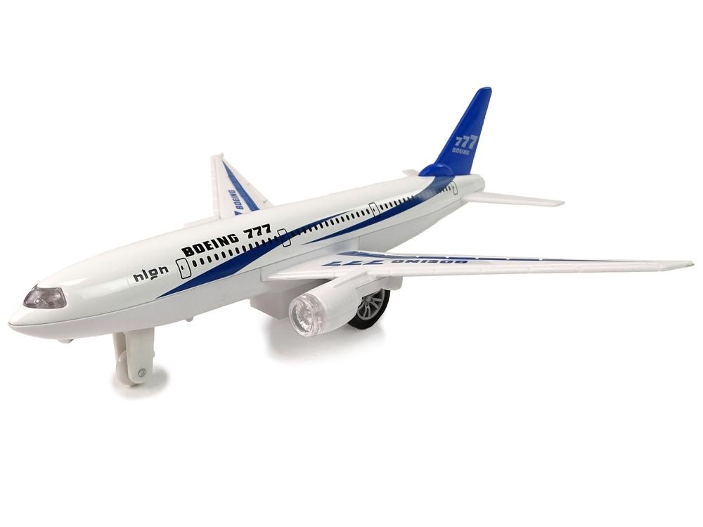 Boeing 777 Toy Plane: Ljus, ljud och realistisk lek