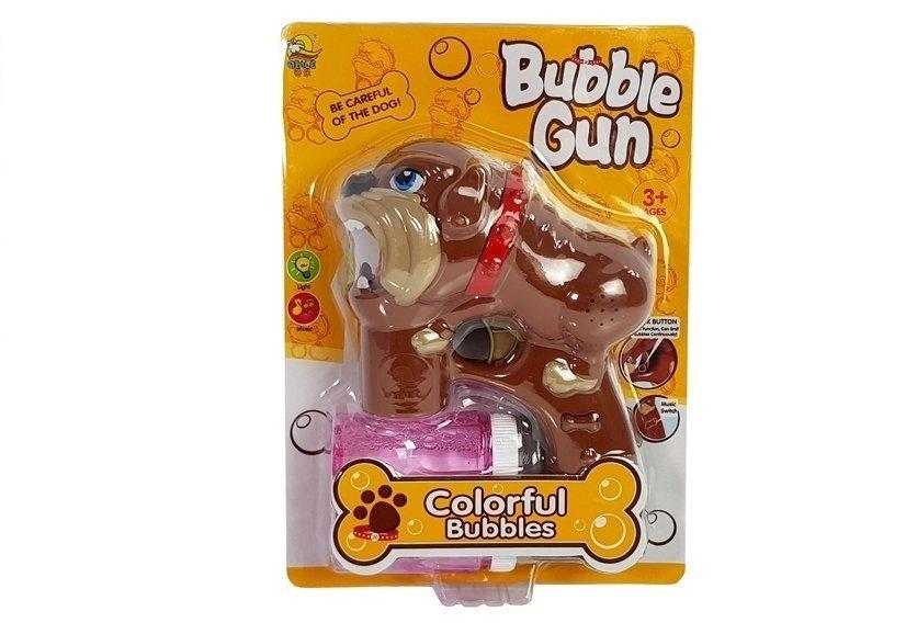 Bulldog Bubble Gun: Sjove, farverige bobler og lyde!