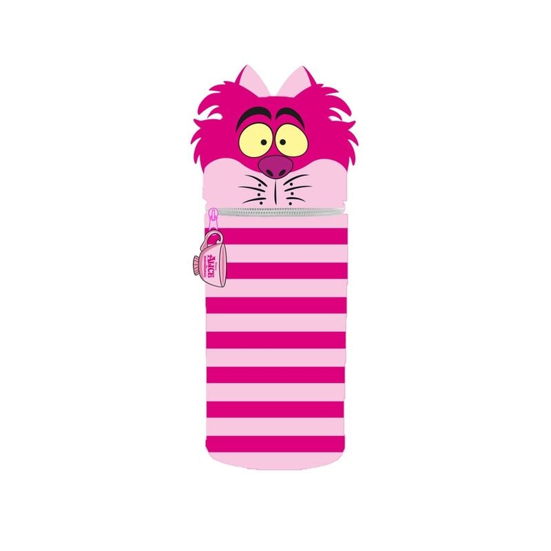 Cheshire Cat 3D pennfodral för barn, söt design, slitstarkt material