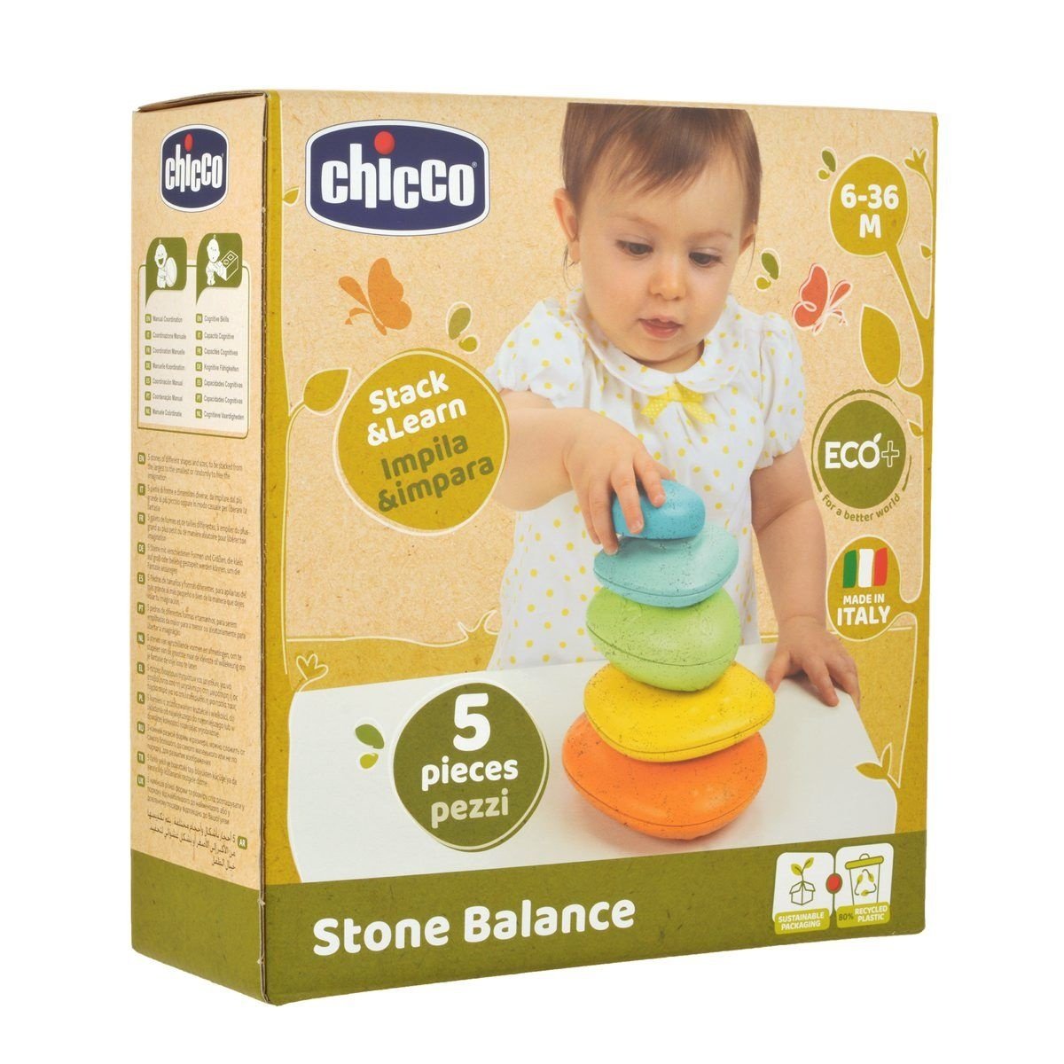 Chicco Educational Toy Stone Balance Eco