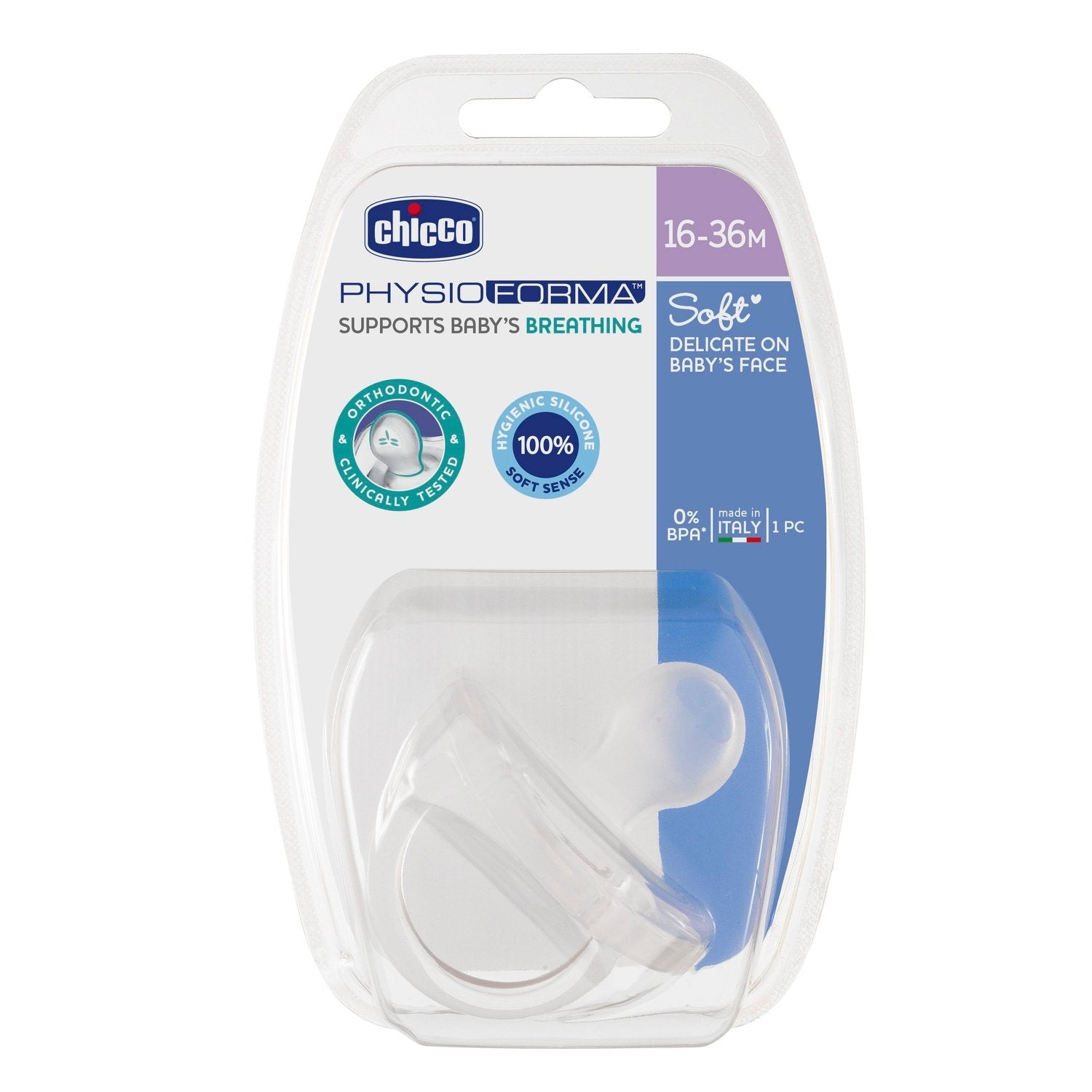 Chicco Soother Physio Silikon, 16K+