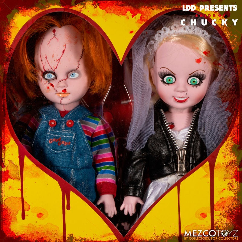 Chucky och Tiffany Living Dead Dolls - 25 cm Figurer Pack