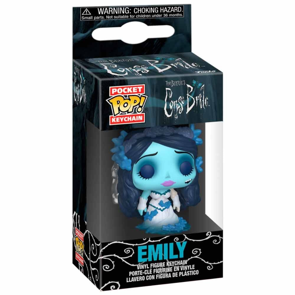 Corpse Bride Emily Pocket POP-nyckelring, samlarfigur