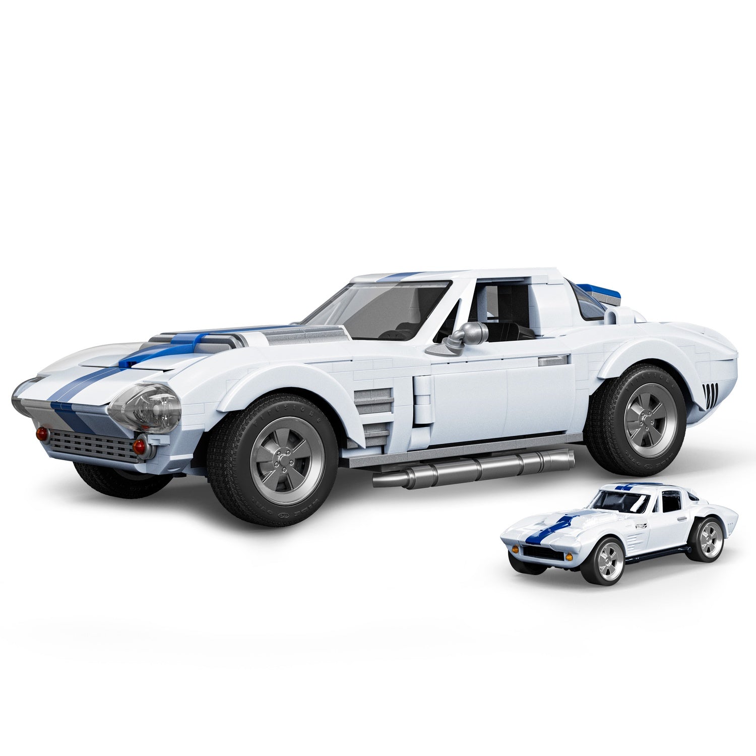 Corvette Grand Sport modellbyggsats, skala 1:16, 900 delar