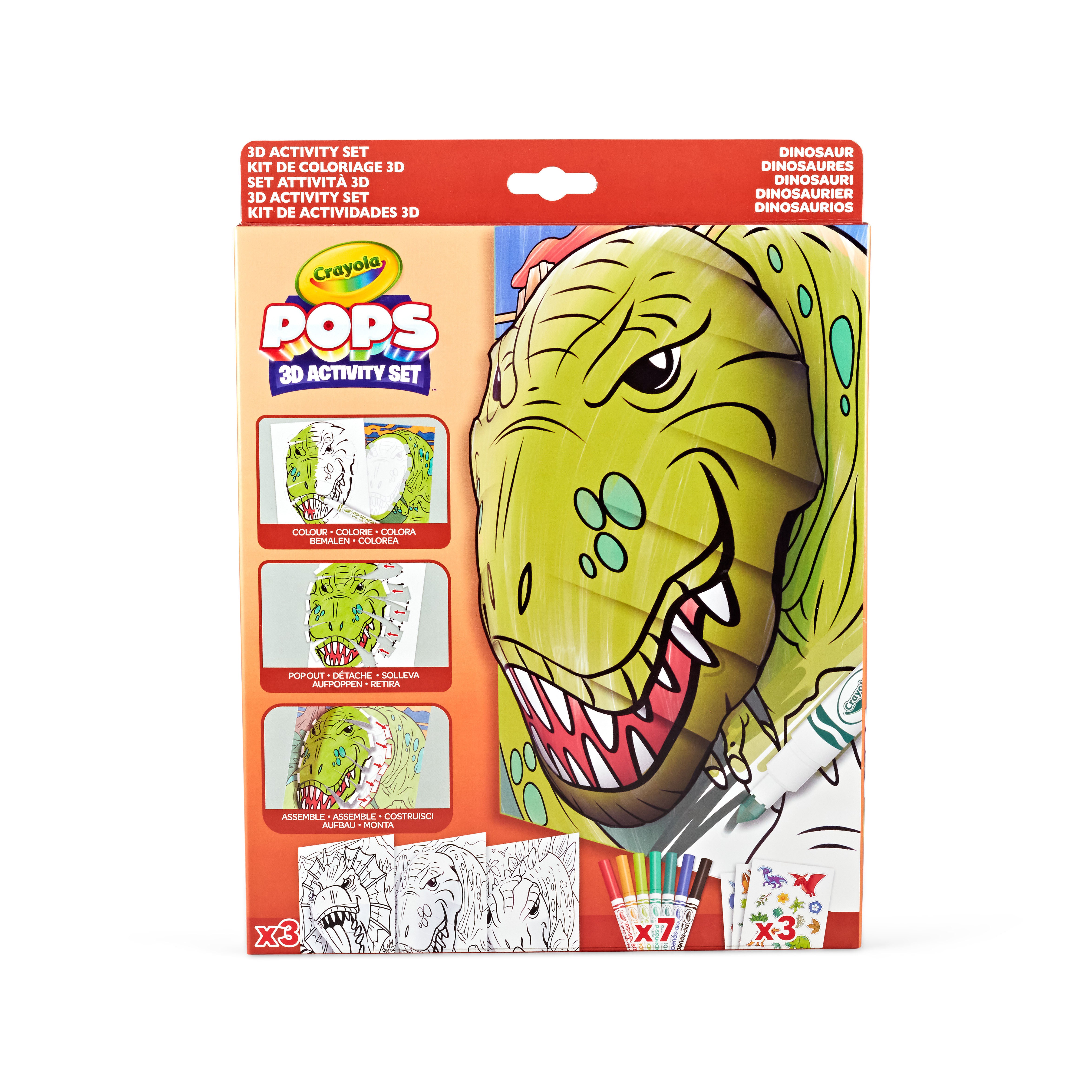 Crayola Pops 3D Dinosaurie