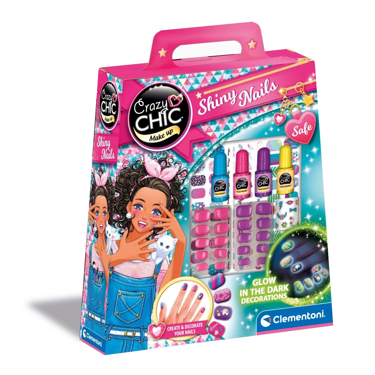 Crazy Chic Nagelkit - Glow In The Dark