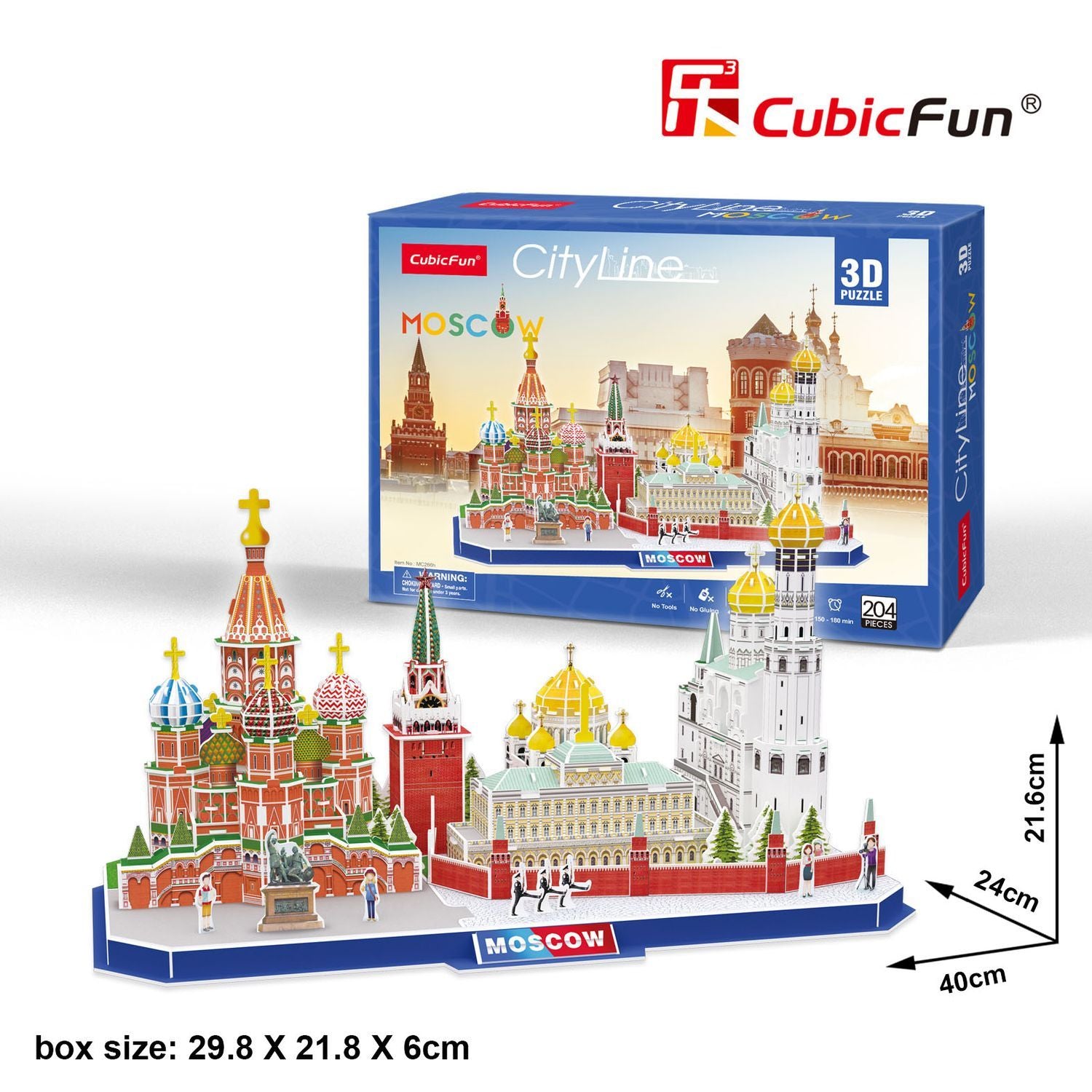 Cubicfun 3D Pussel City Line Moskva