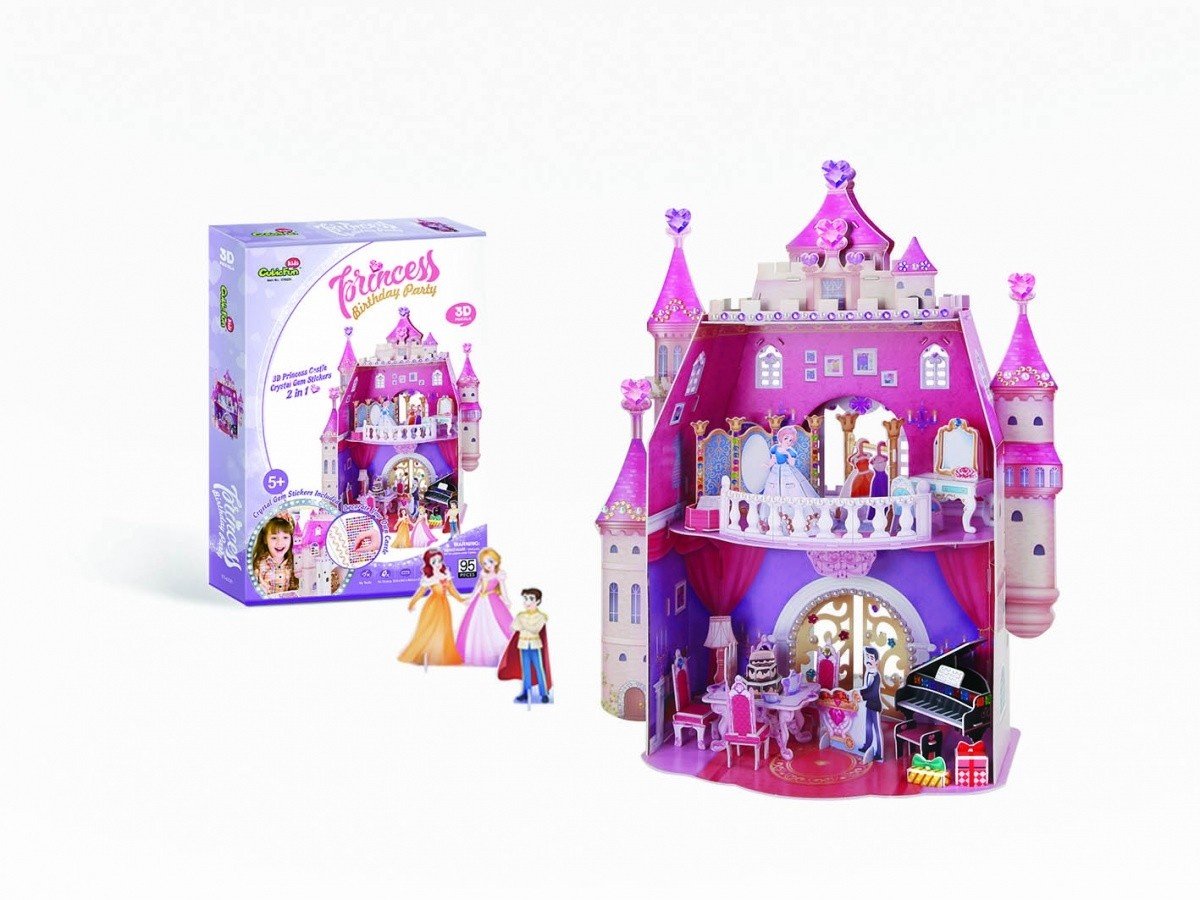 Cubicfun 3D Pussel Princess Birthday House