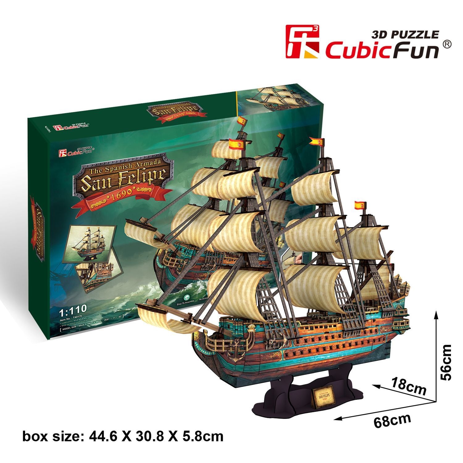 Cubicfun 3D Puzzle Sp. Armada: San Felipe