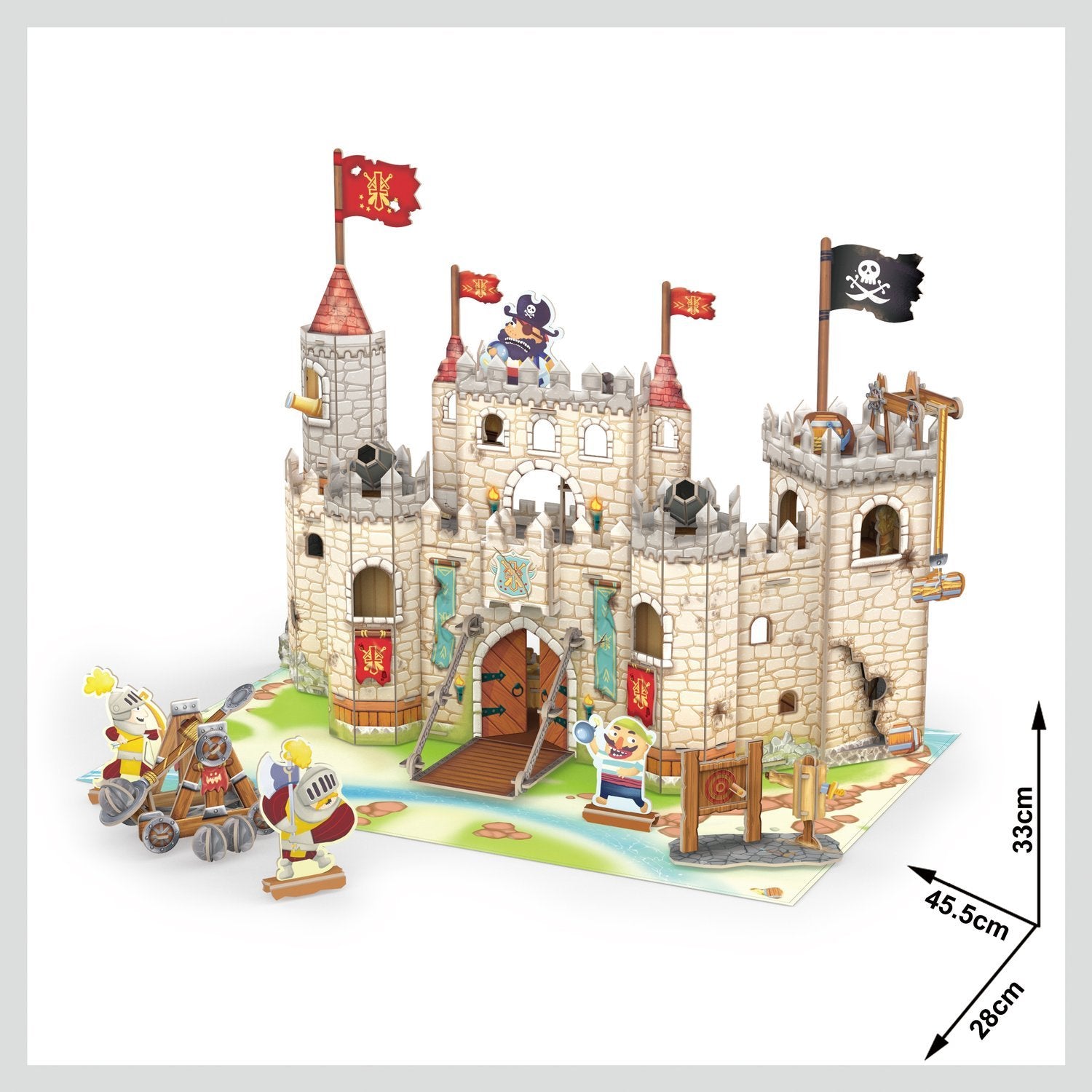 Cubicfun 3D-pussel Pirate Knight Castle