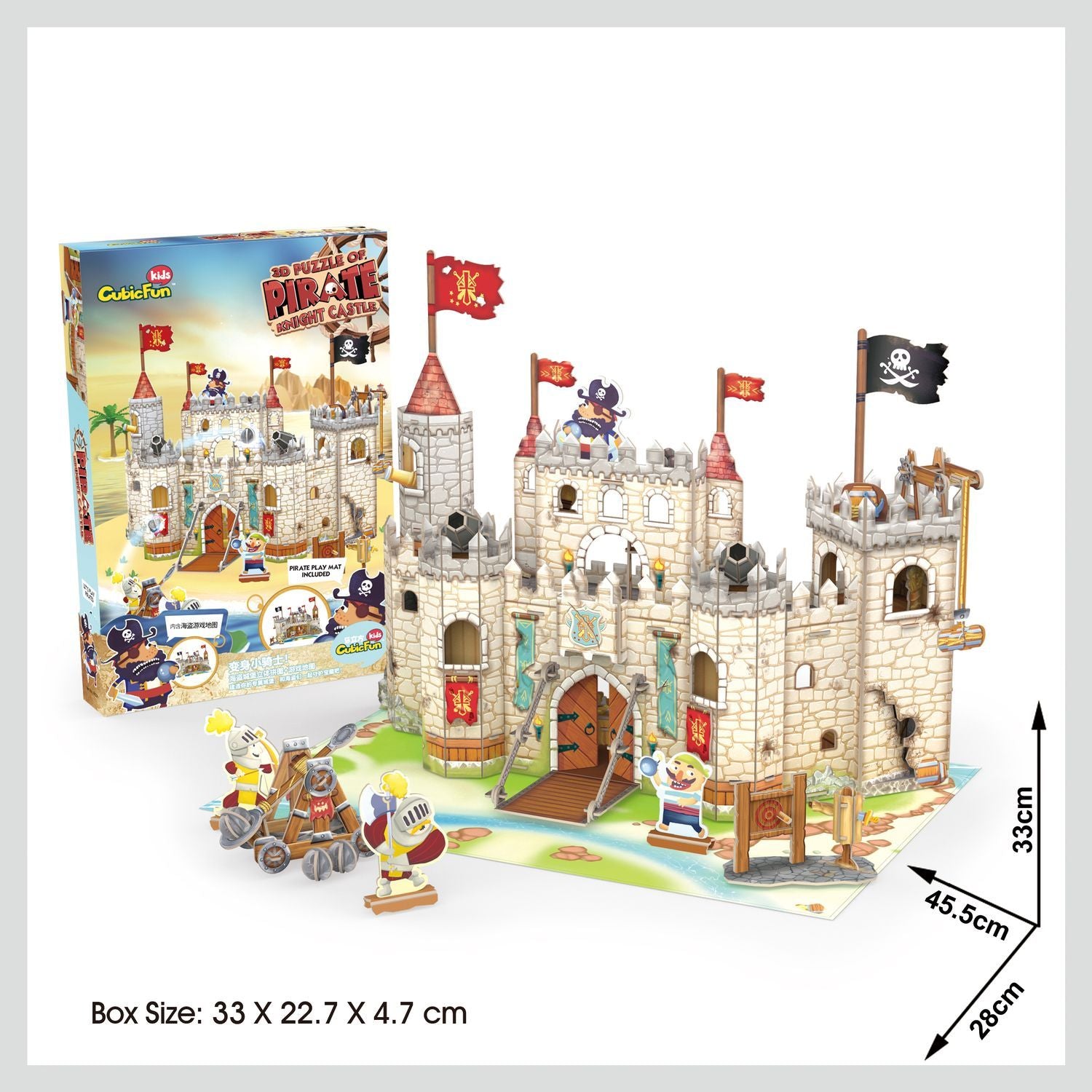 Cubicfun 3D-pussel Pirate Knight Castle