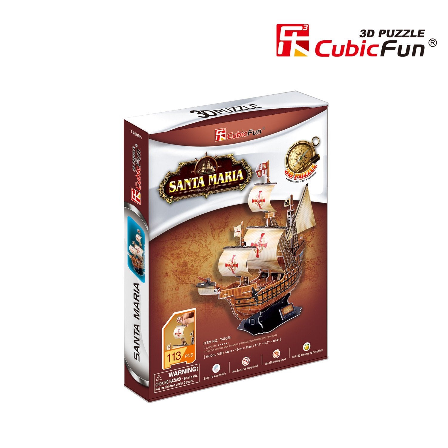 Cubicfun 3D-pussel Santa Maria