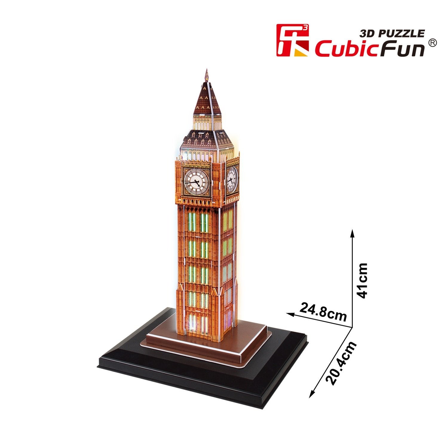 Cubicfun 3D-pussel med led Big Ben