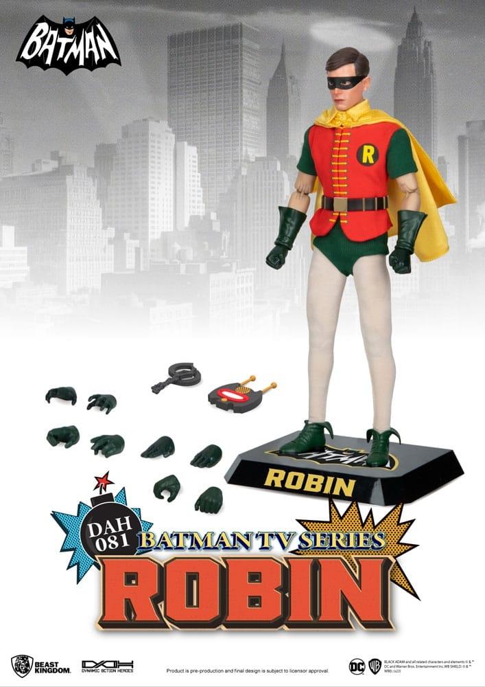 DC Comics Dynamic 8ction Heroes Action Figur 1/9 Batman TV-serien Robin 24 cm