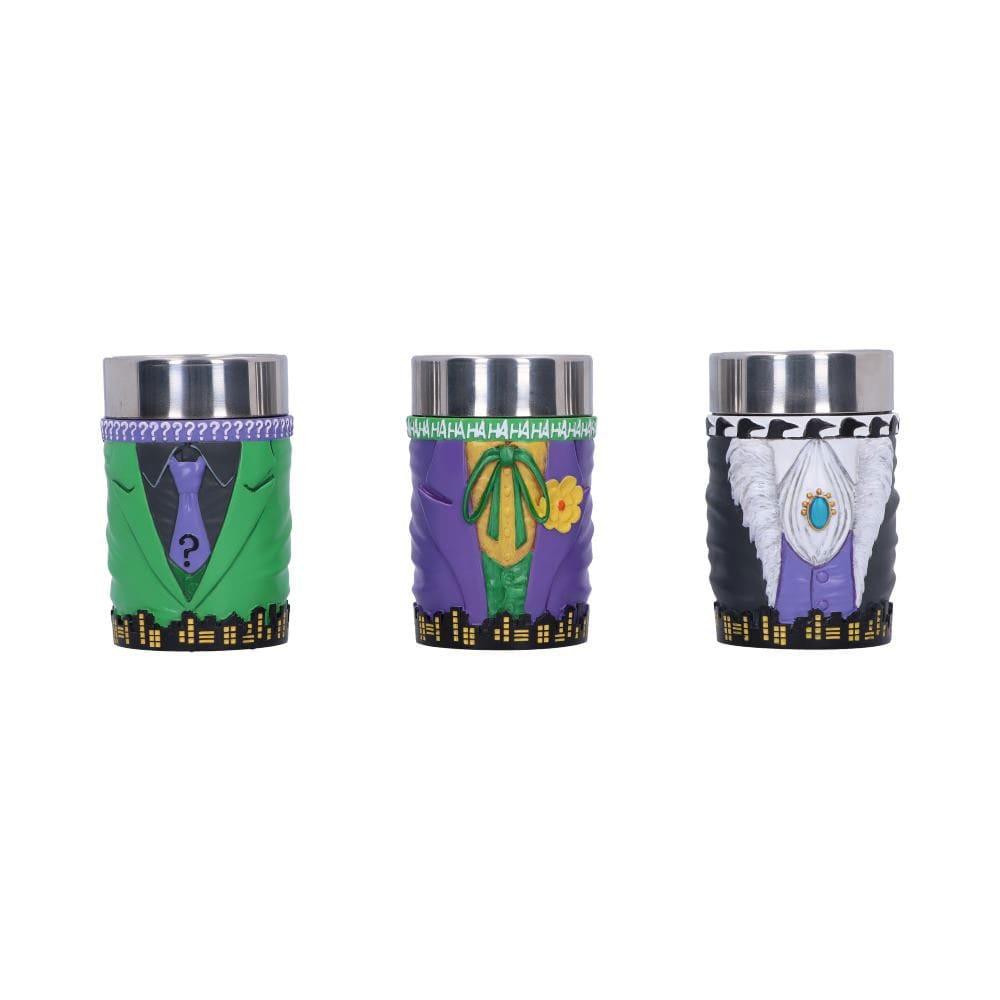 DC Comics Shot Glasses Batman Super-Villains 3-pak