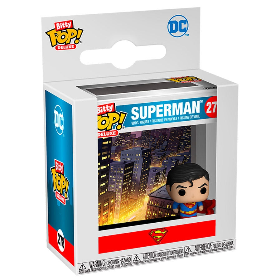 DC Comics Superman Bitty POP Figure, Deluxe Edition