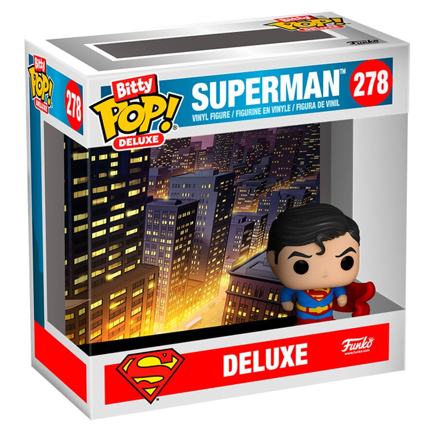 DC Comics Superman Bitty POP Figure, Deluxe Edition
