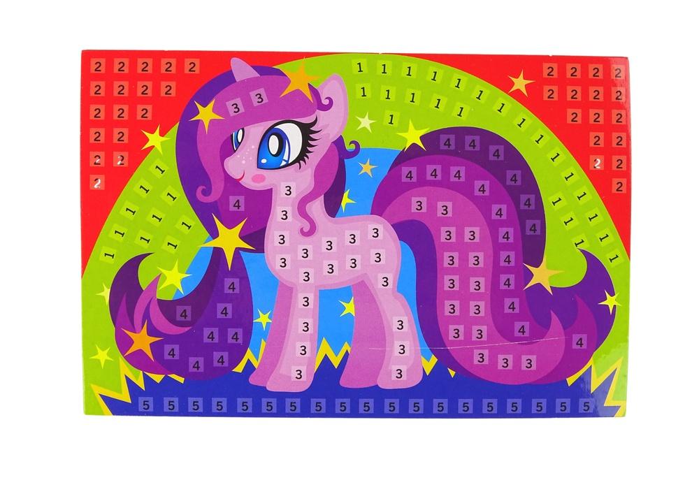 DIY Mosaic Pony Set: Kreativt roligt med färgglada rutor